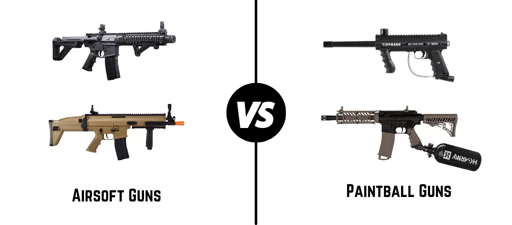 Realism in Airsoft vs Paintball