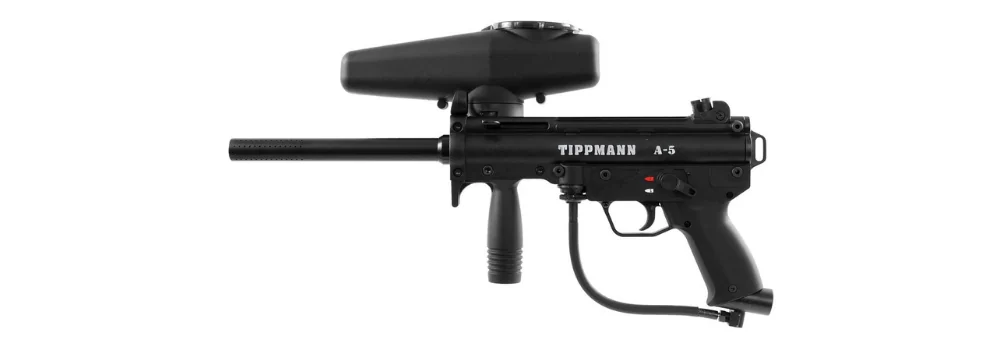 Tippmann A5 woodsball paintball gun
