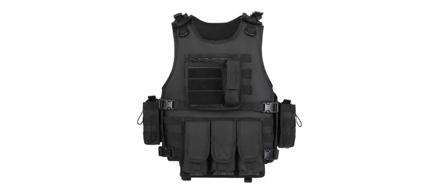 GZ XINXING Black Tactical Paintball Vest
